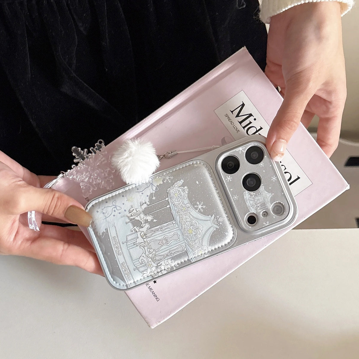 Silver Carousel iPhone Case