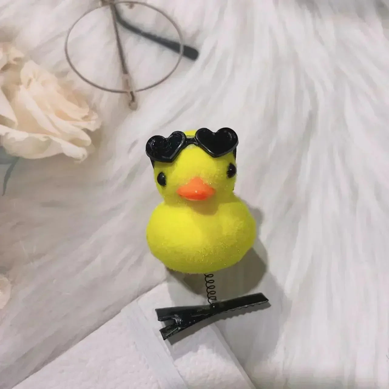 Rubber Ducky Mini Hairclip Set