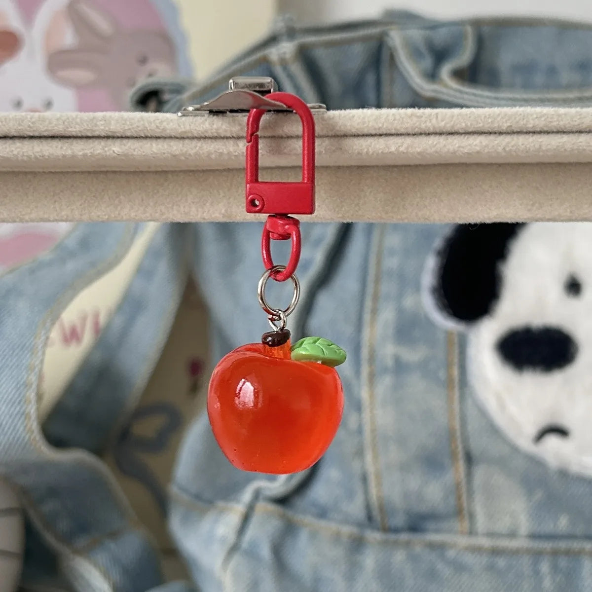 Candy Apple Clip-On Charm