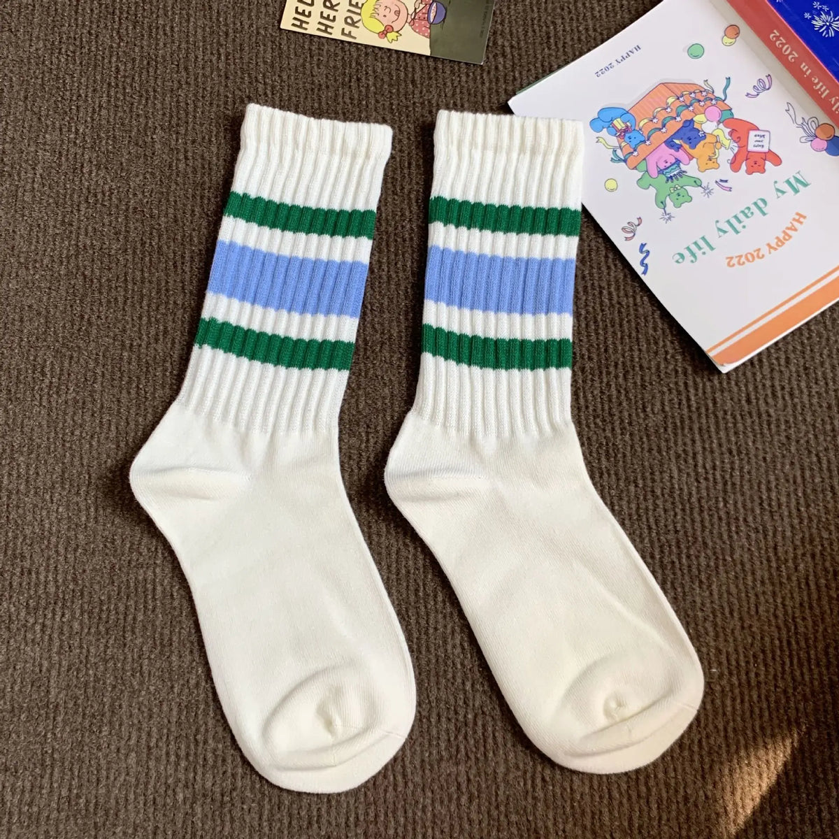 Vintage Style Stripe Socks