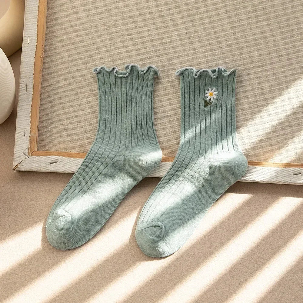 Flower Power Crew Socks