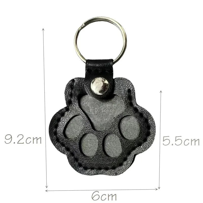 Pet Paw Fur Keeper Keychain