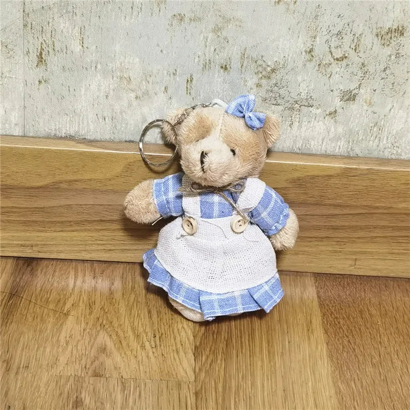 Plush Cottagecore Animal Character Charm Keychain