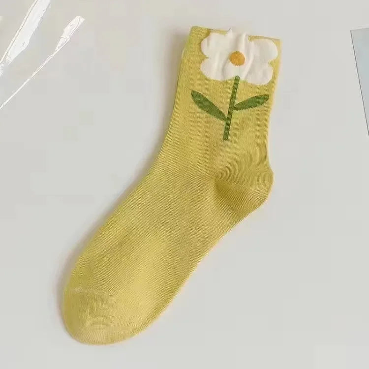 Flower Power Crew Socks