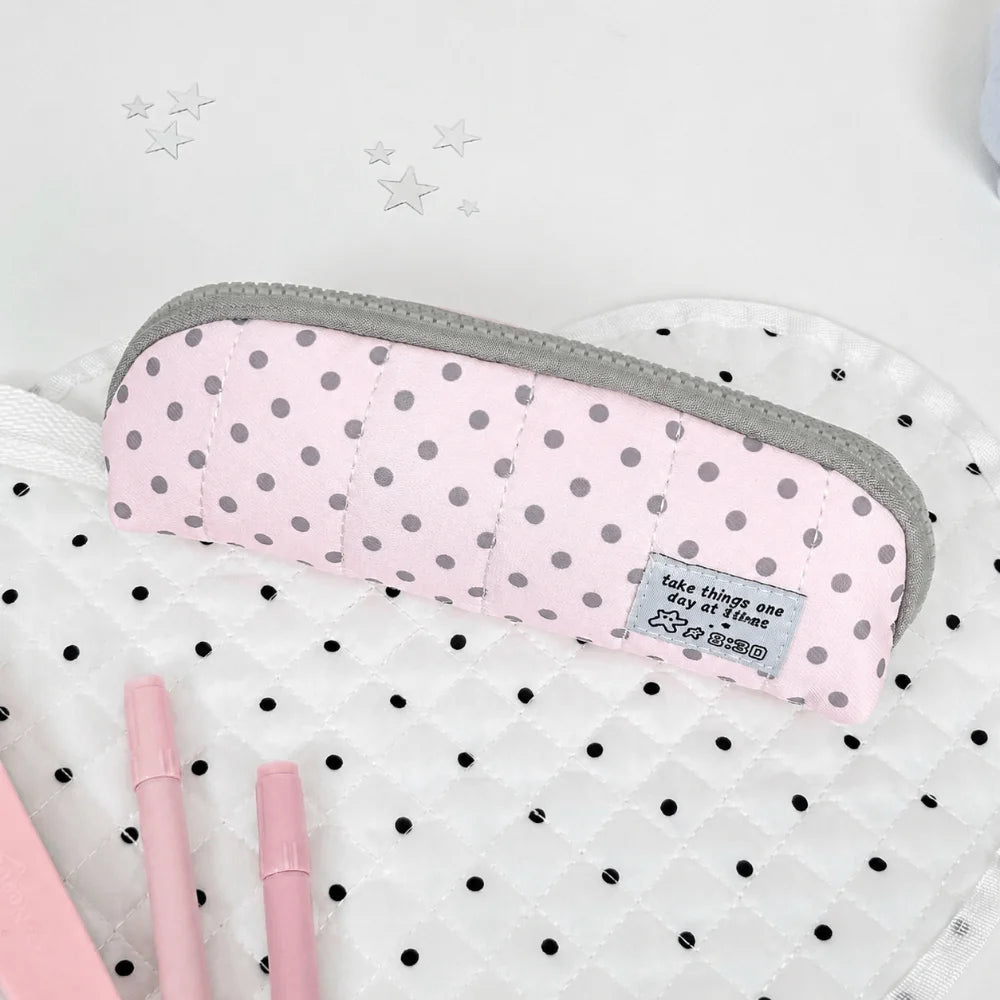 Pastel Polka Dot Pencil Case