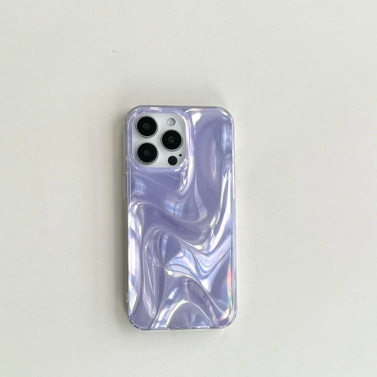 Purple Taro Swirl iPhone Case