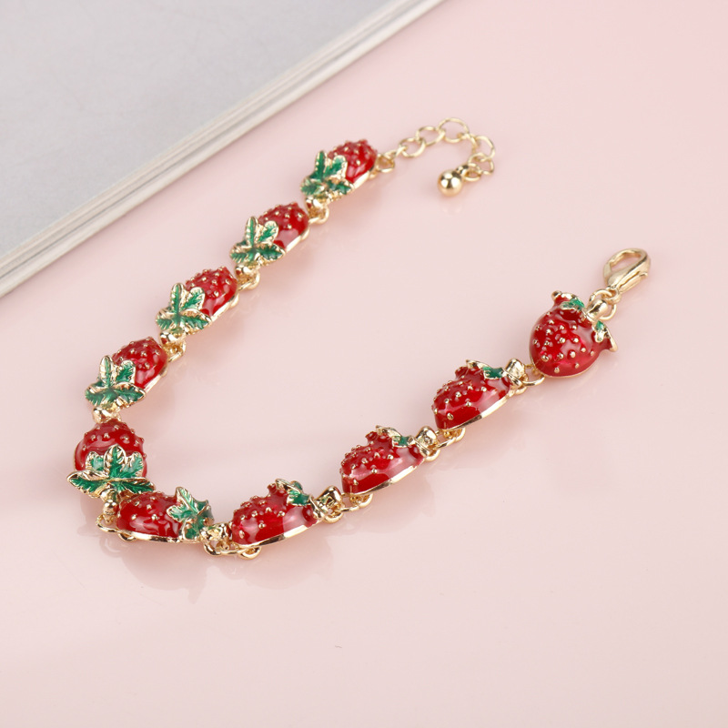 Strawberry Garland Bracelet