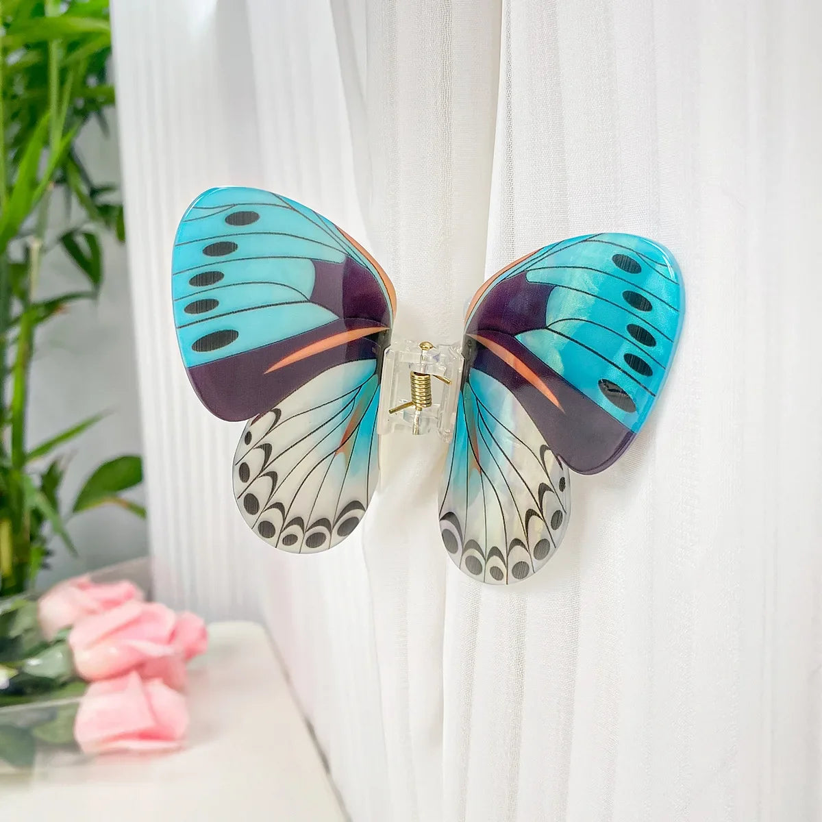Acrylic Glossy Butterfly Hair Claw
