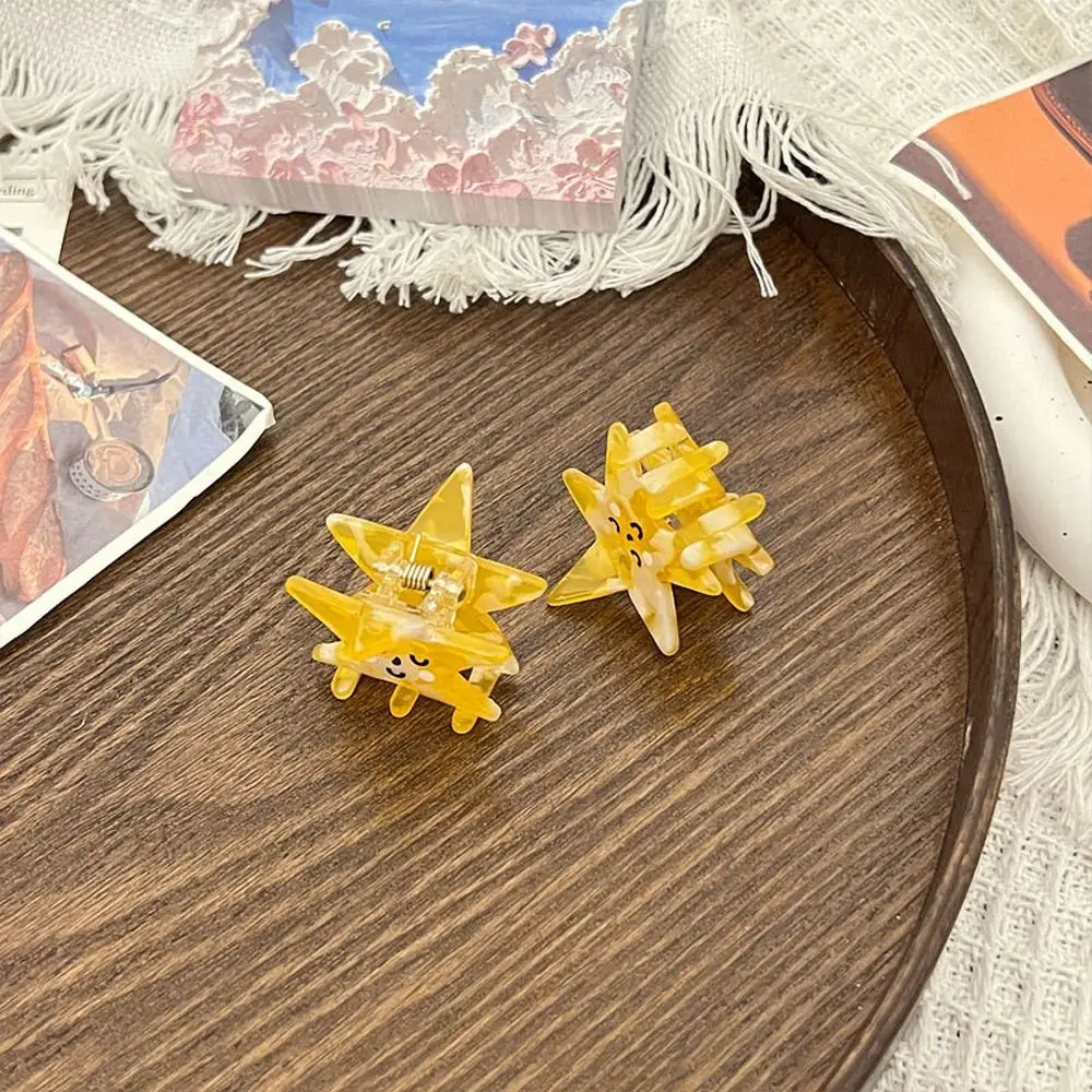 Star and Cloud Acrylic Hair Claw Clips (2 Designs)
