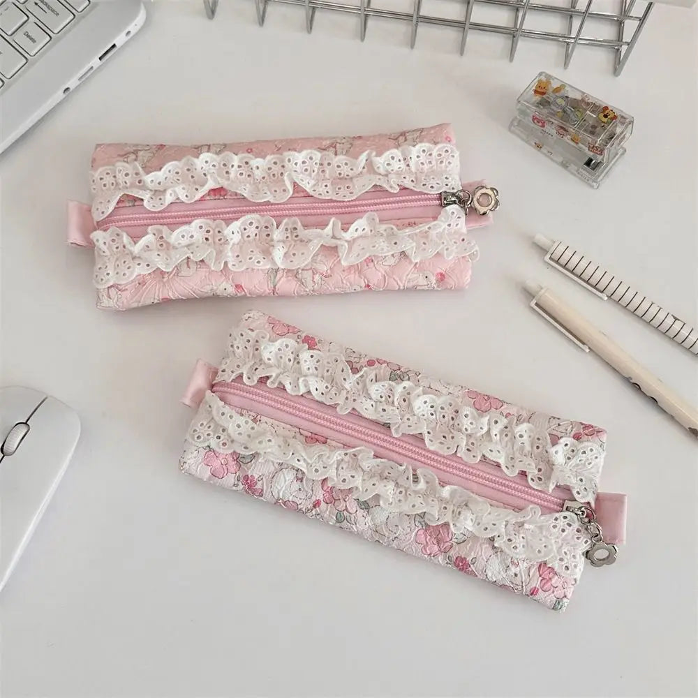 Quilted Cottagecore Pencil Case