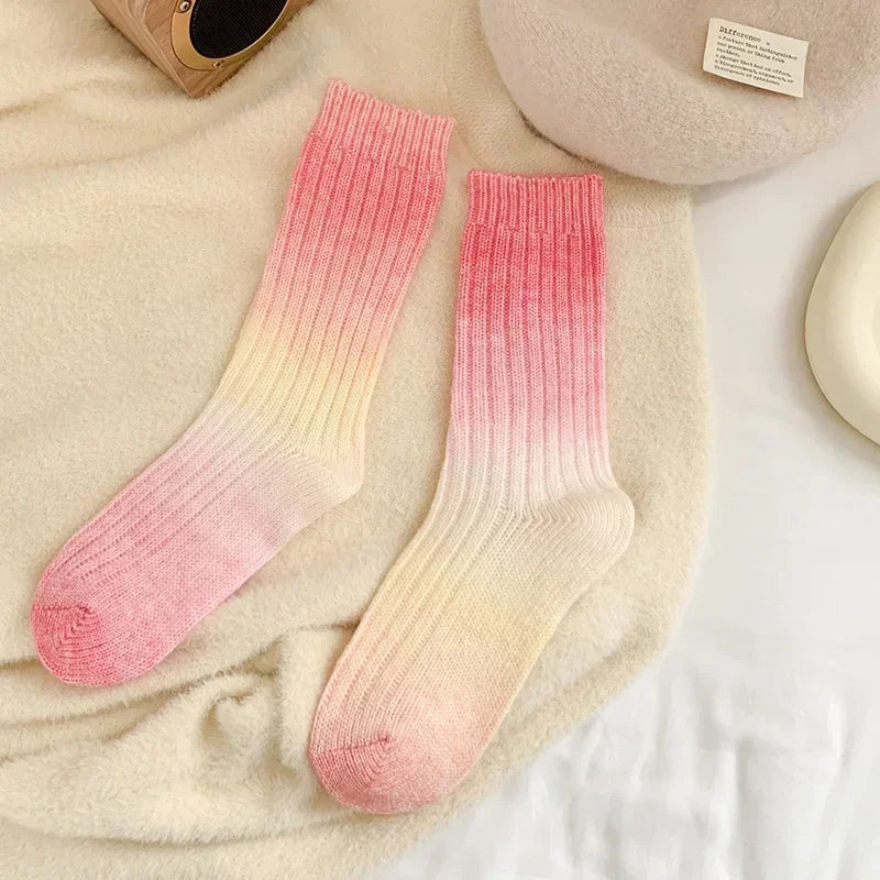 Dreamy Gradient Crew Socks