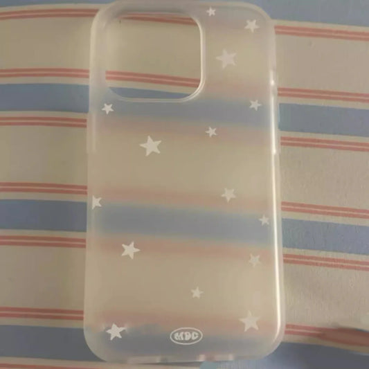 Milky Star Pattern iPhone Case
