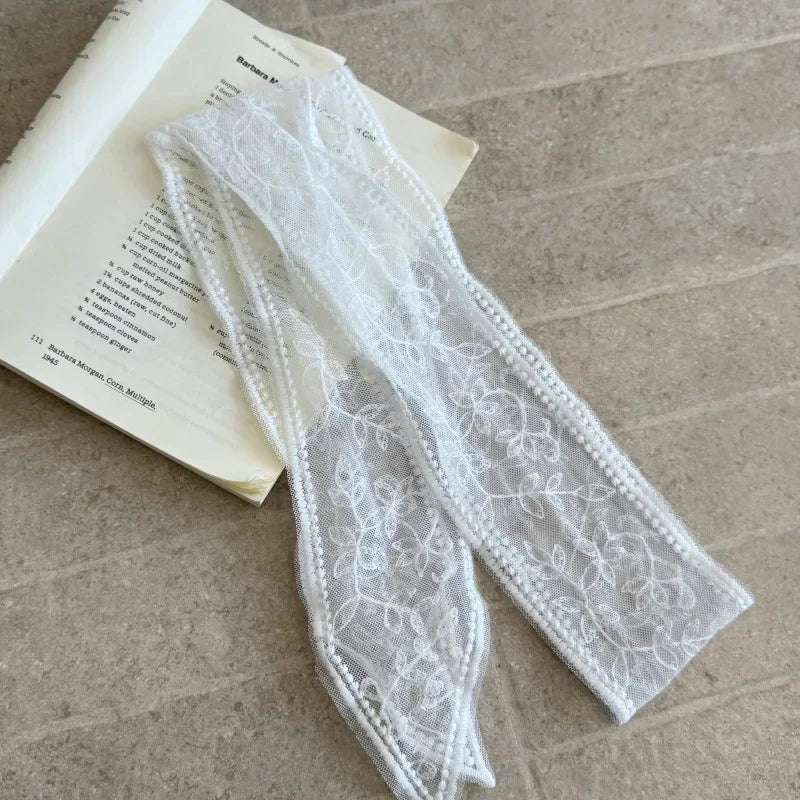 Lace Skinny Scarf