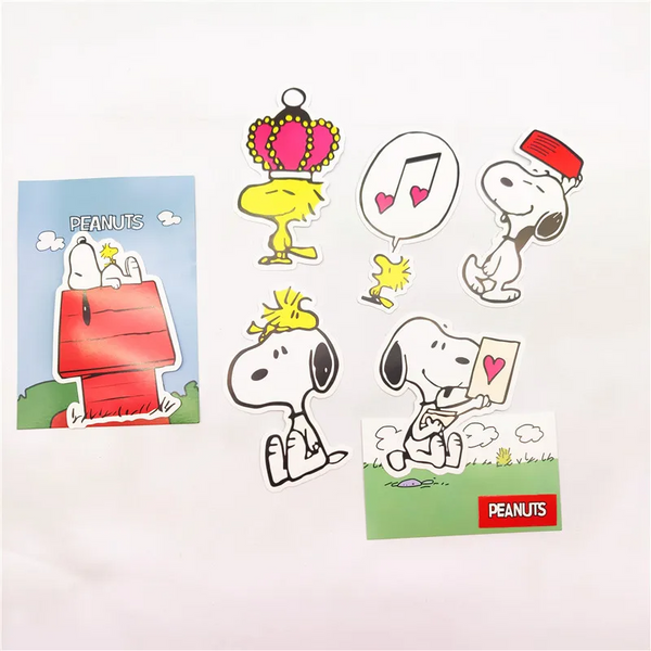 Snoopy Sticker Pack Snoopy and Friends Peanuts Sticker Packs (5 Designs) – Ice Cream Cake