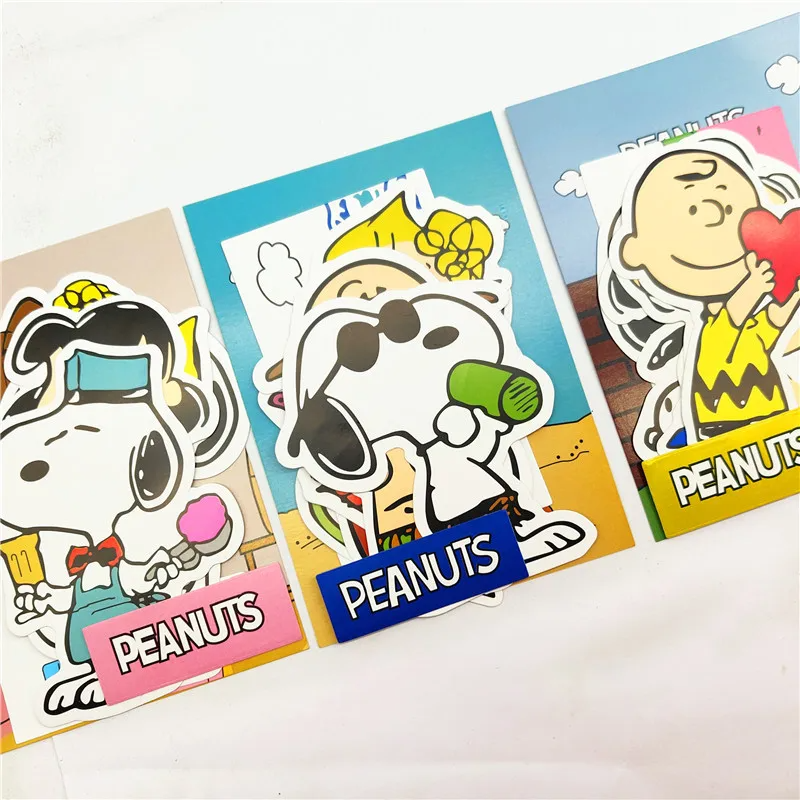 Snoopy Friday Sticker Snoopy and Friends Peanuts Sticker Packs (5 Designs) – Ice Cream Cake