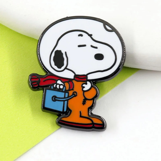 Peanuts Comics Astronaut Snoopy Enamel Pin