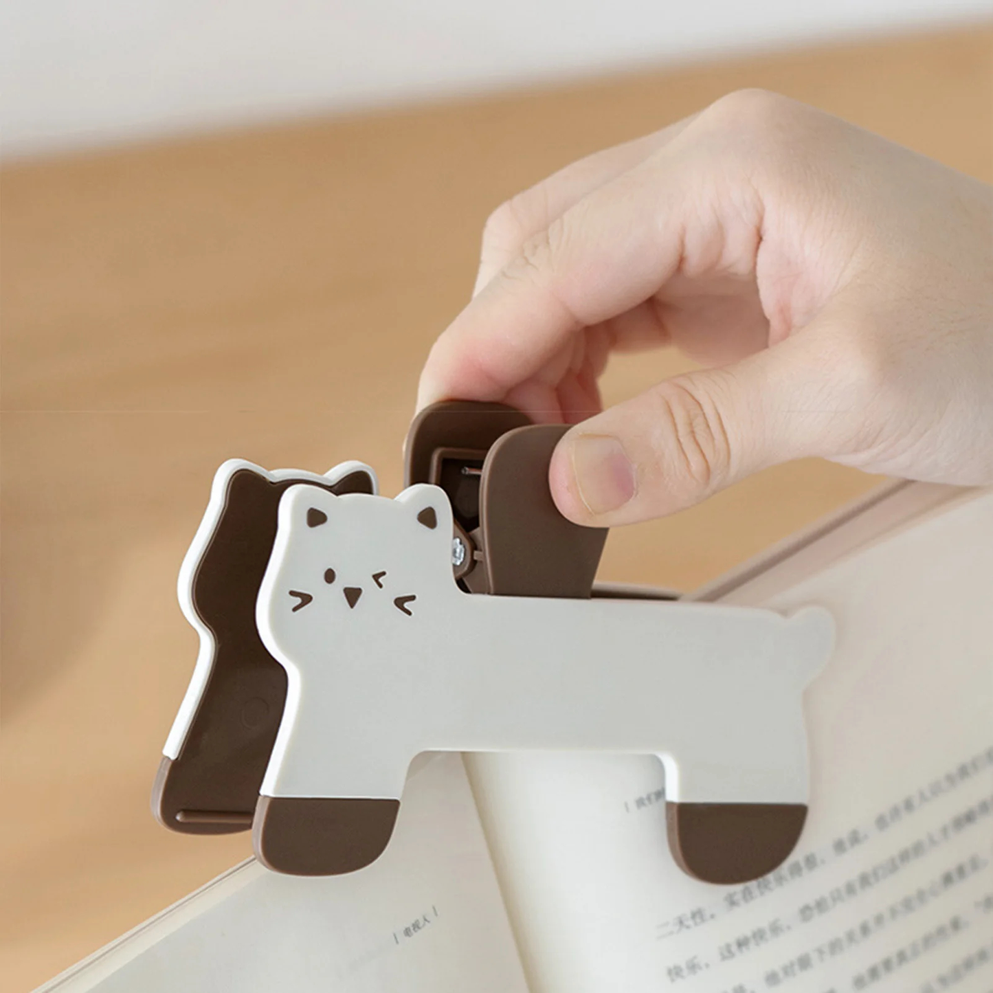 Cat shaped Jumbo Binder Clip (5 Colours) - Ice Cream Cake