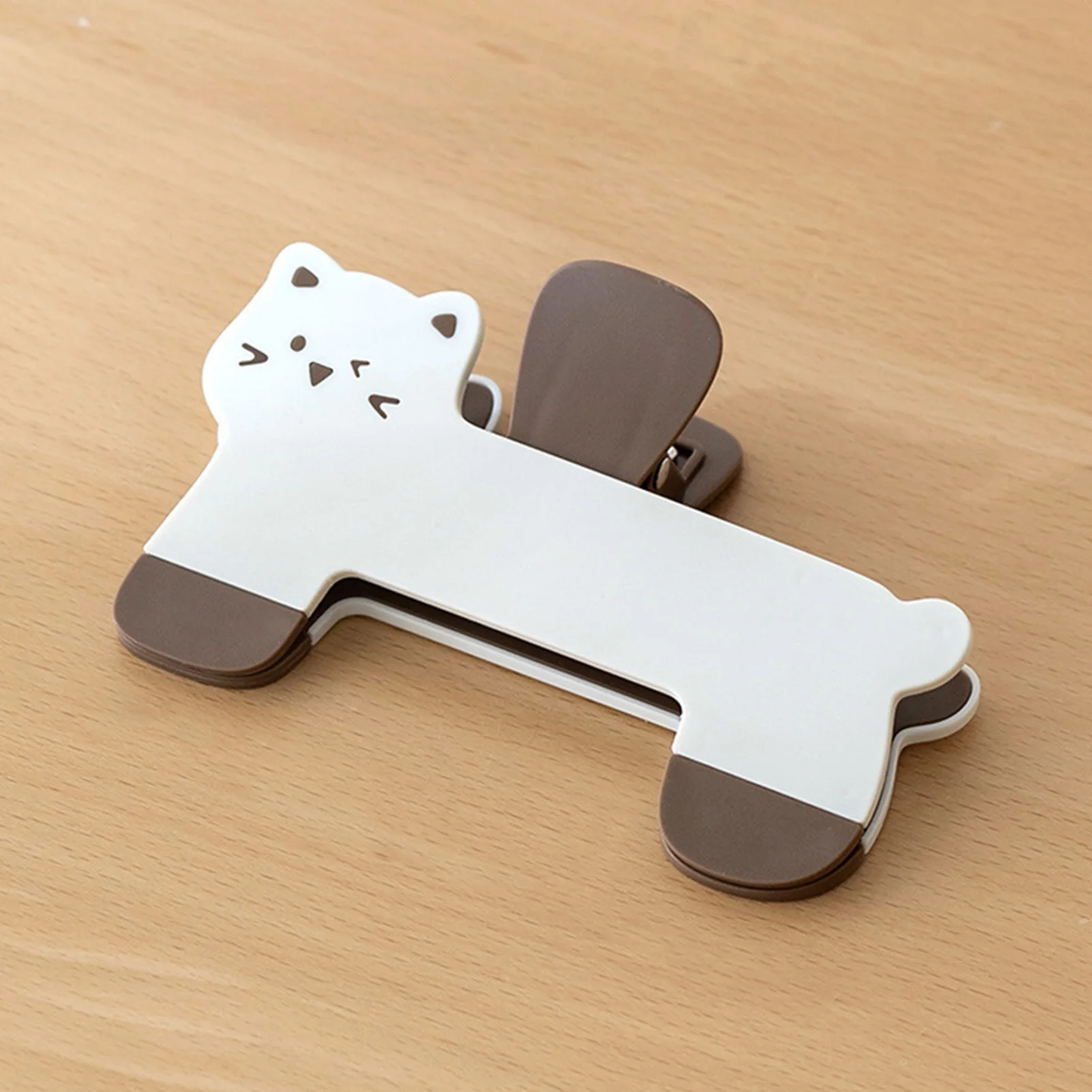 Cat shaped Jumbo Binder Clip (5 Colours) - Ice Cream Cake