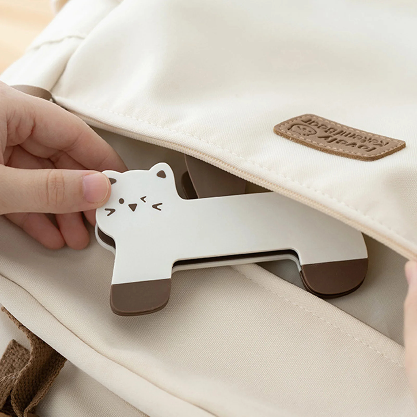 Cat shaped Jumbo Binder Clip (5 Colours) - Ice Cream Cake