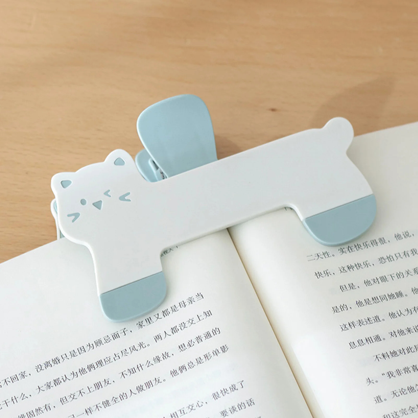 Cat shaped Jumbo Binder Clip (5 Colours) - Ice Cream Cake