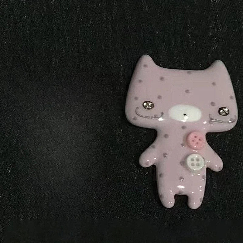y2K Kitty Cat Hair Clip - Ice Cream Cake