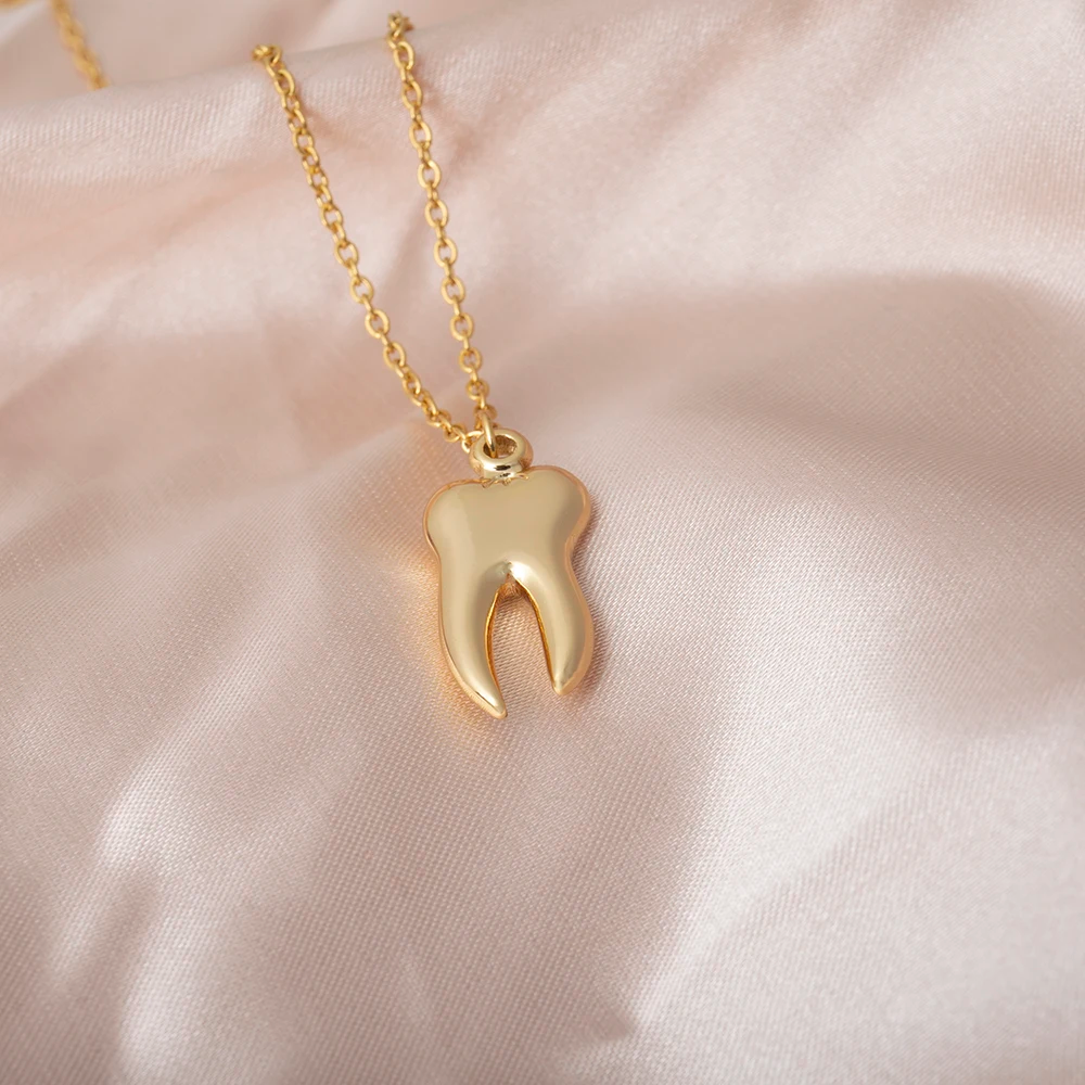 Tooth Charm Necklace (2 Colours) – Ice Cream Cake