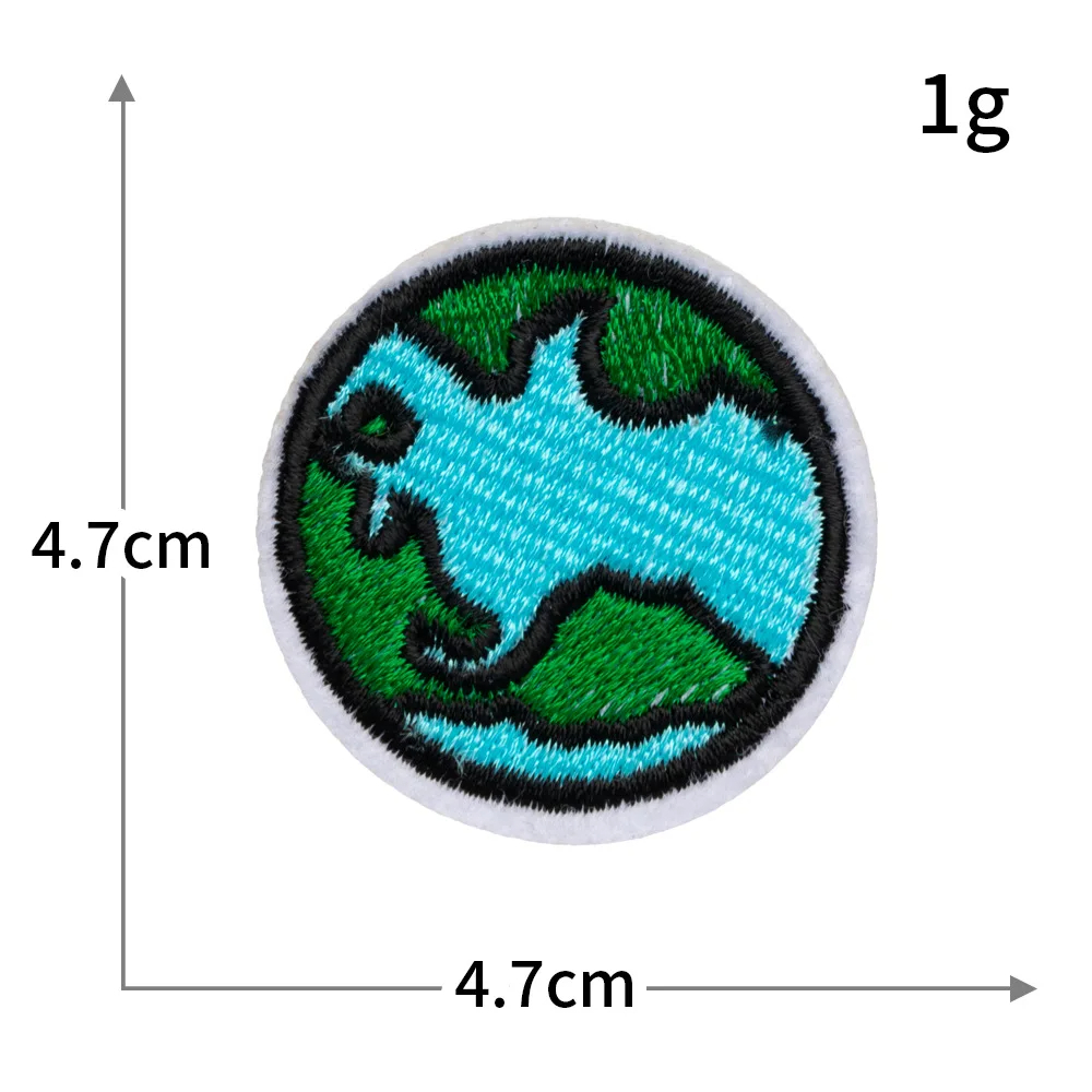 Outer Space Planet Embroidered Iron-On Patch