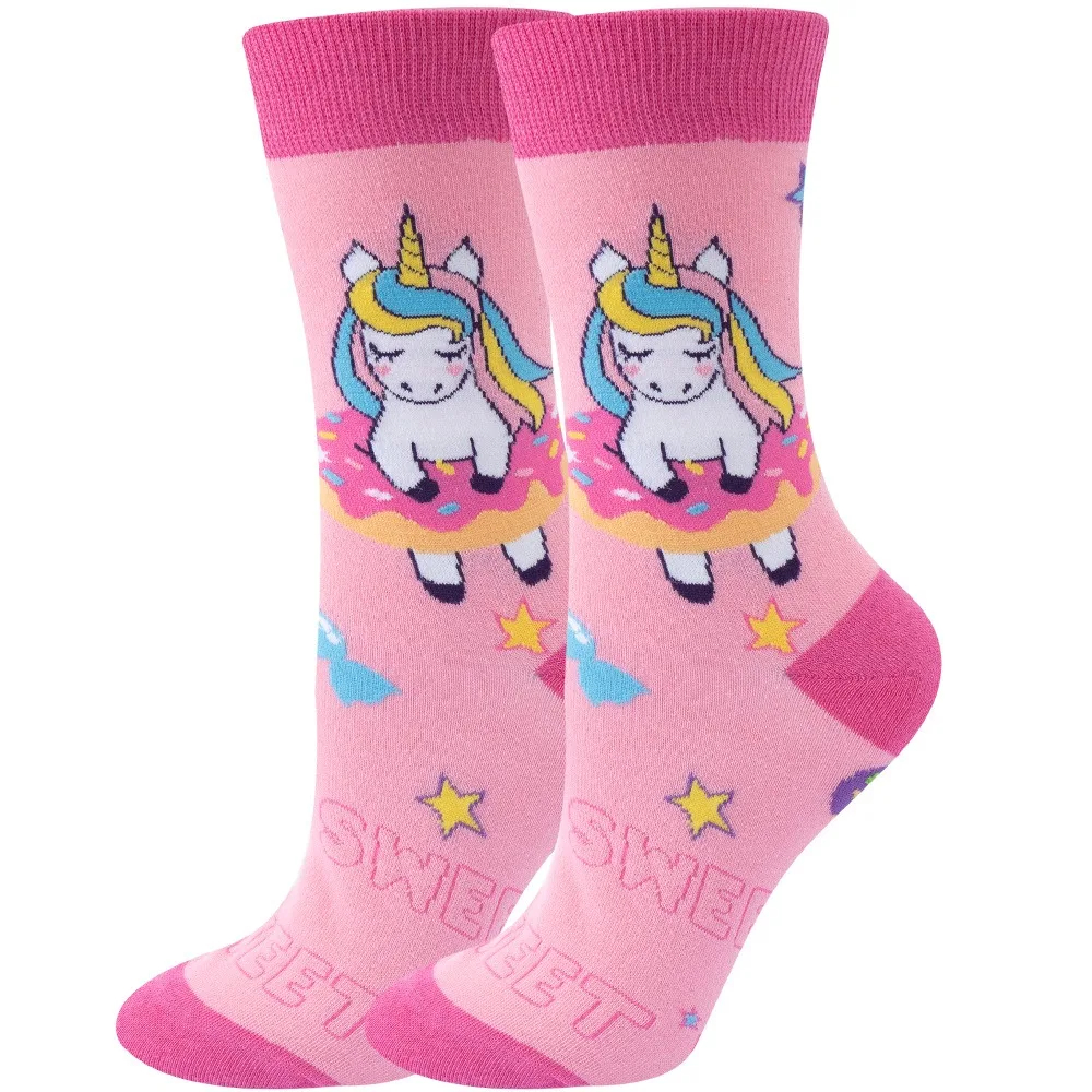 Unicorn Crew Socks - Ice Cream Cake