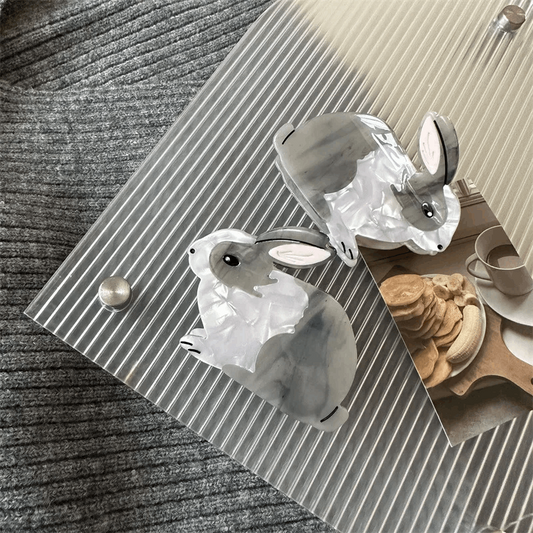 Baby Bunny Acrylic Claw Clip