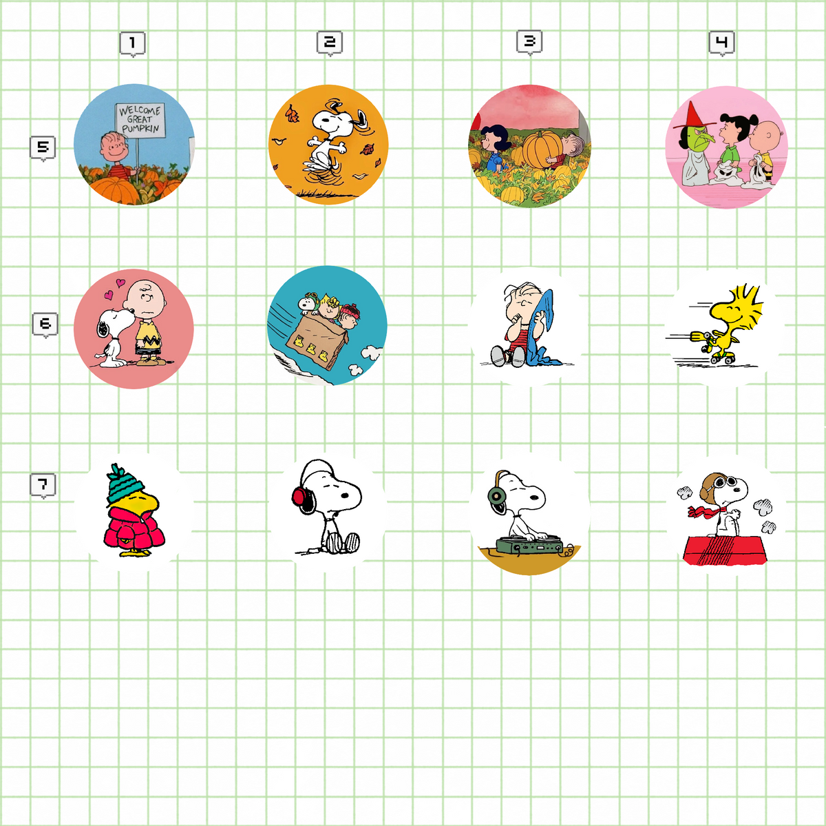 Snoopy/ Peanuts Comics Vintage Style Button Pin Badges – Ice Cream Cake