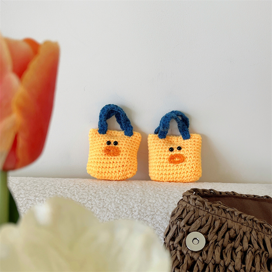 Crochet Duck Tote AirPods Case Cover