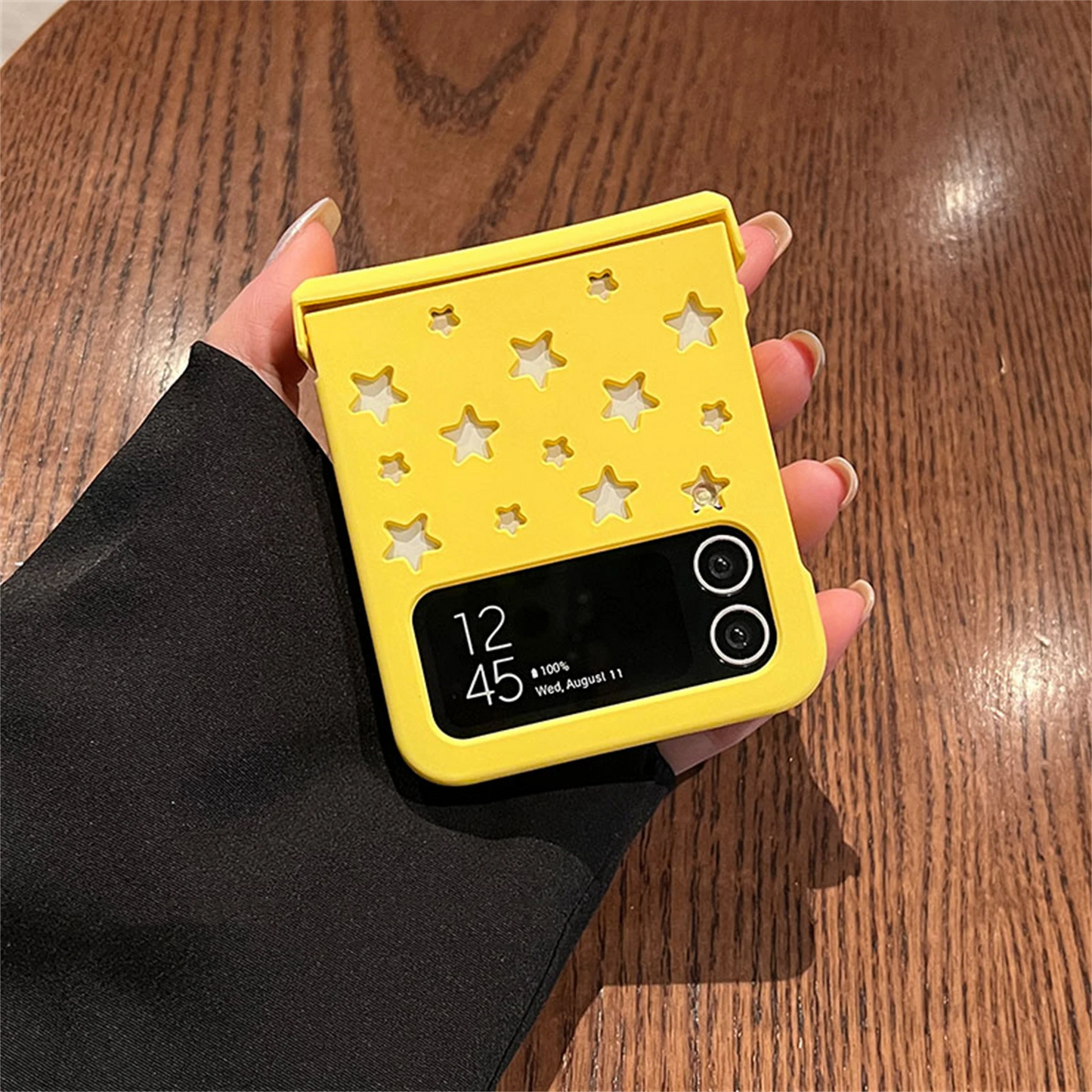 Star Shape Galaxy Z Flip Phone Case (10 Colours)