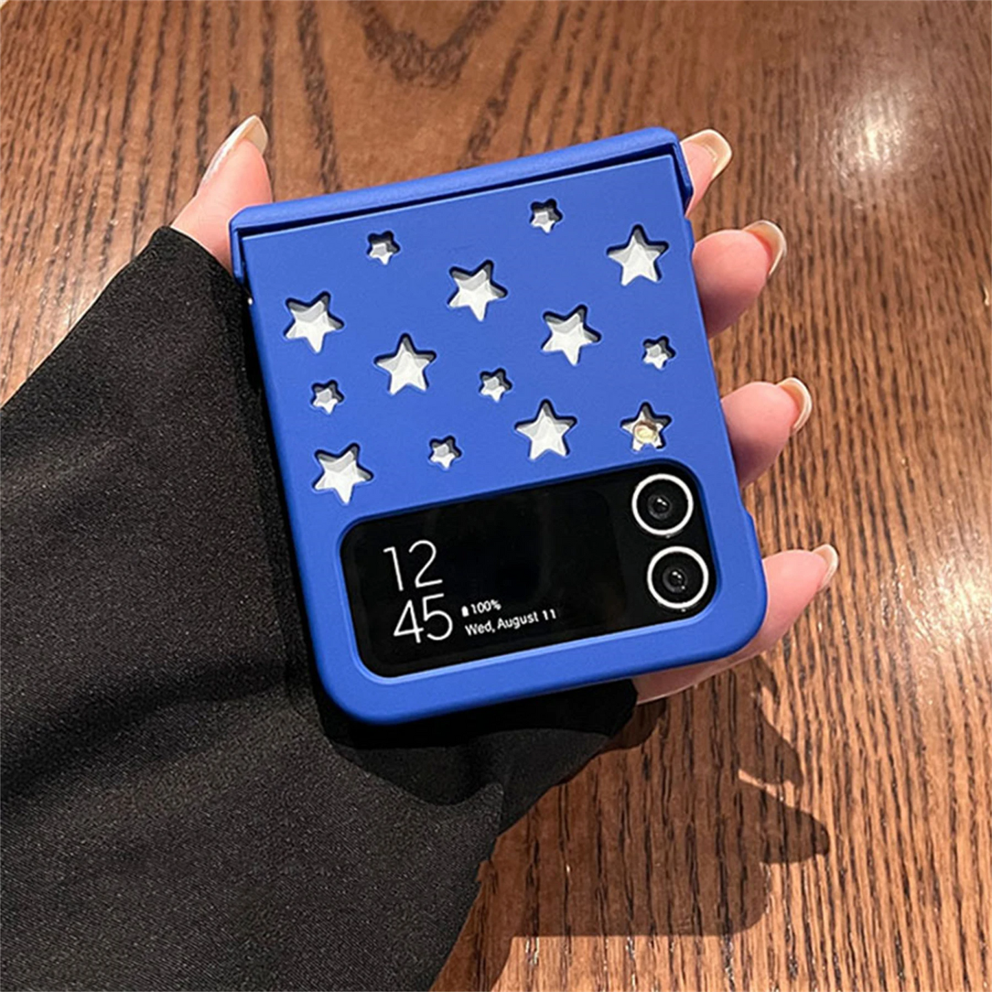 Star Shape Galaxy Z Flip Phone Case (10 Colours)