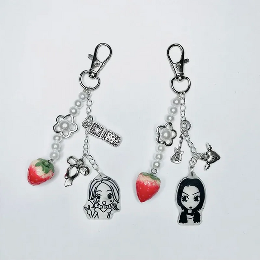 Nana and Hachi Strawberry Clip On Charm (2 Designs)