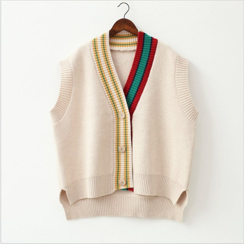 Will Patchwork Sweater Vest 3 Colours Ice Cream Cake