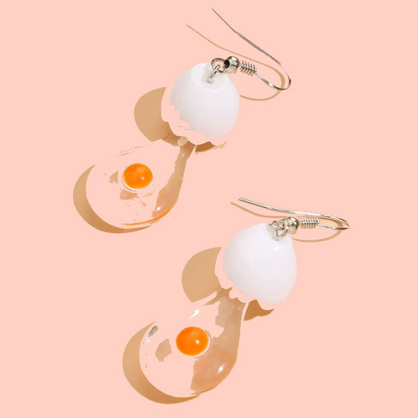 Cracked Egg Earrings