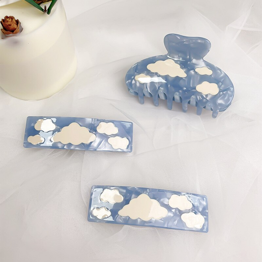 Shiny Clouds Claw Clip (2 Designs)