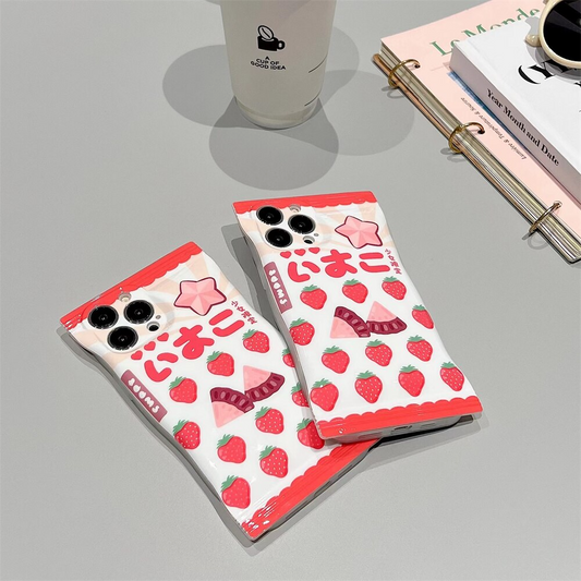 Japanese Strawberry Candy Snack Packet iPhone Case