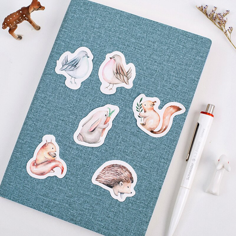 Forest Animal Sticker Set (45 Stickers)