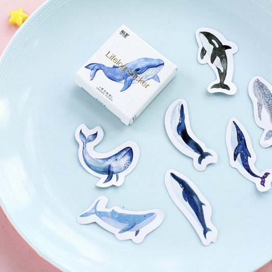 Whale Sticker Set (45 Stickers)