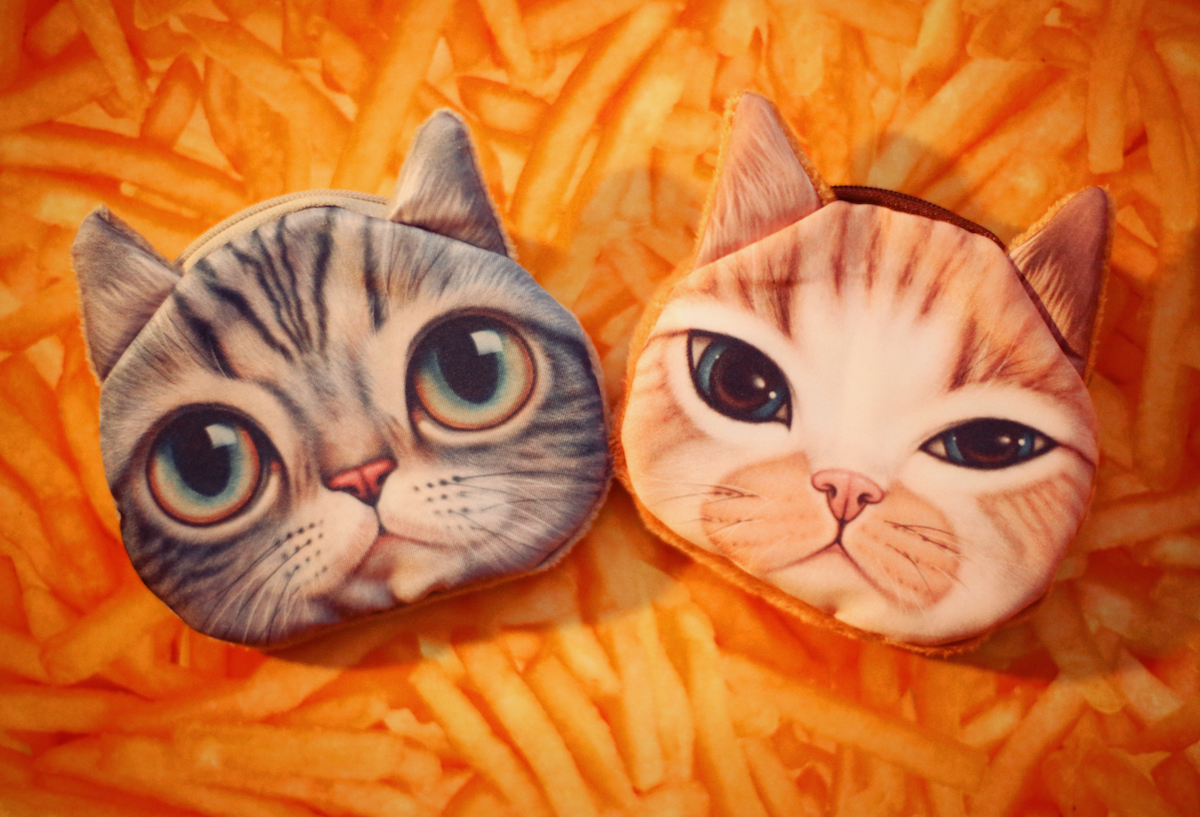 Cat face purse hotsell