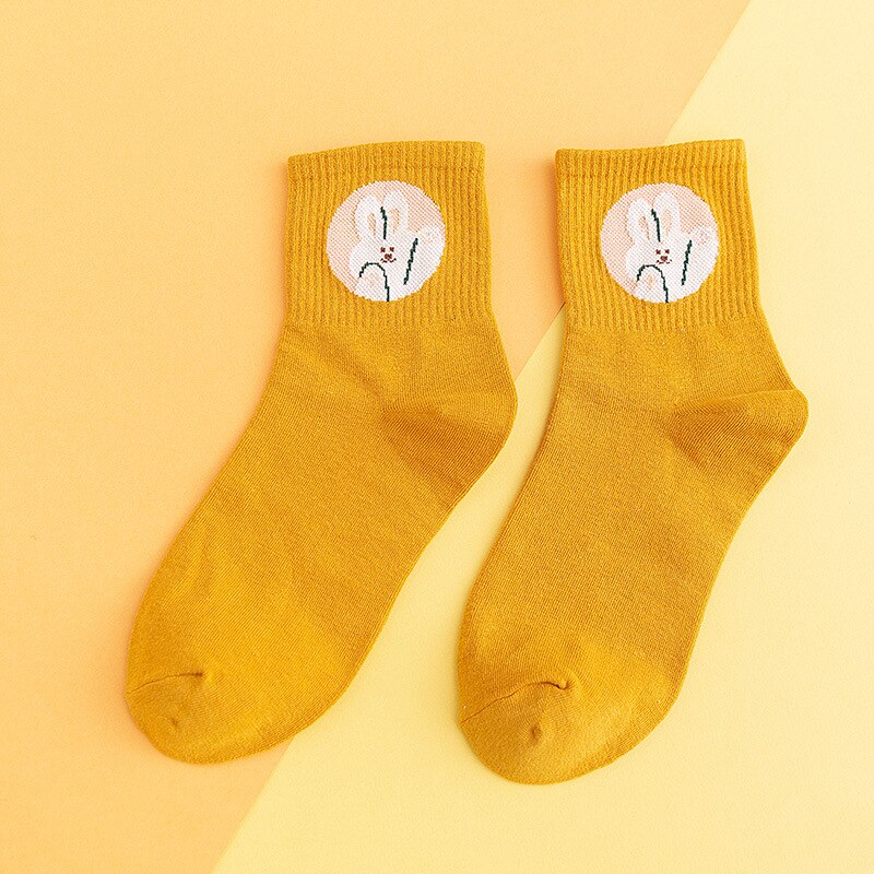 Waving Animals Ankle Socks (8 Designs)