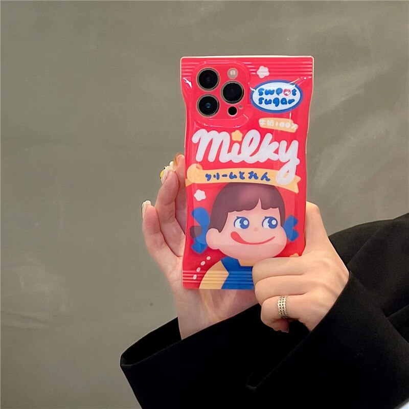 Peko Milky Candy Snack Packet iPhone Case