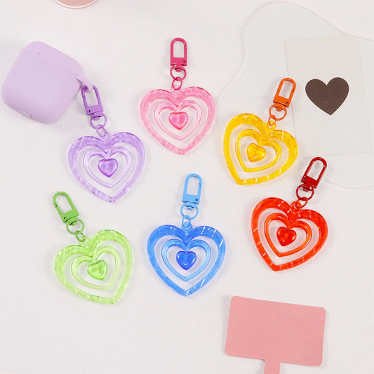 Y2k heart Clip Charm (6 Colours)