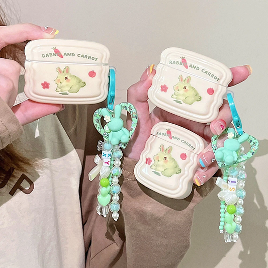 Rabbit and Carrot AirPods Charger Case Cover