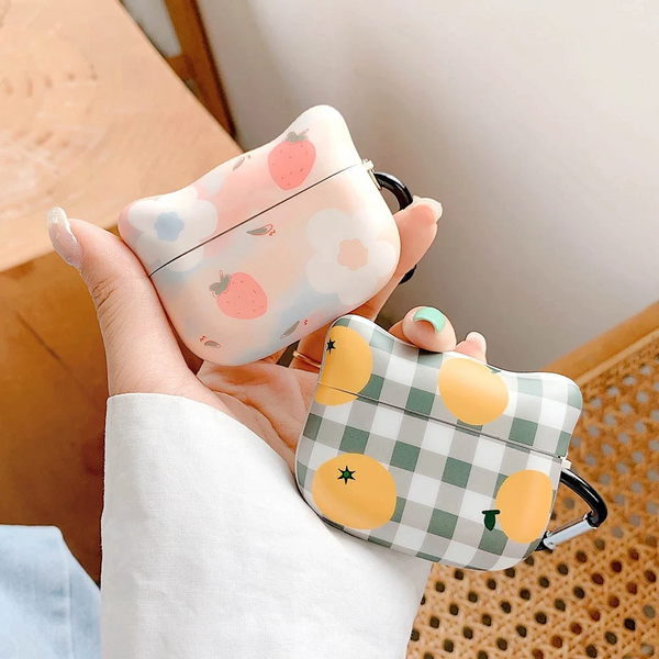 Fruity Cat Ears AirPods Charger Case Cover (2 Designs)