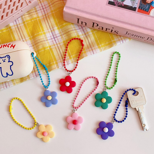 Flower Charm Keychain (6 Colours)