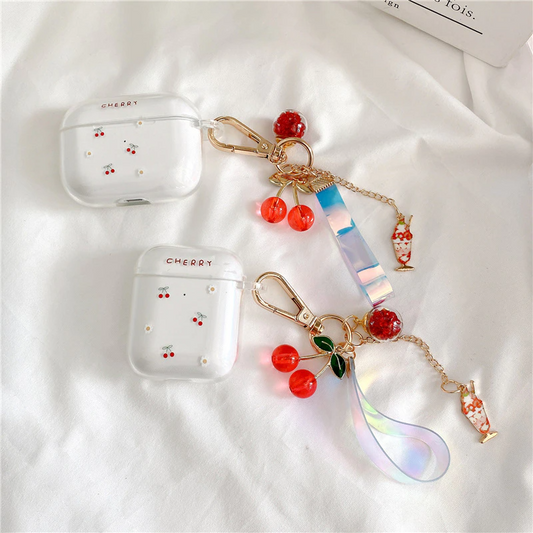 Cherry Charm Airpod Case Cover