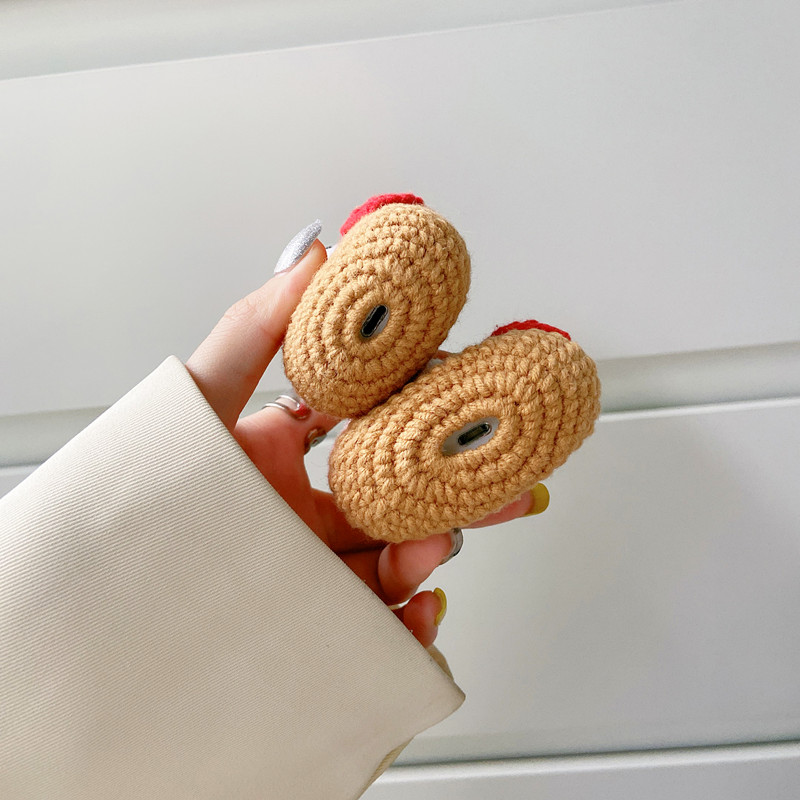 Knitted Shiba Inu AirPod Case Cover