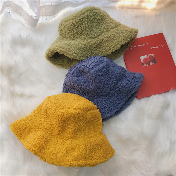 Fuzzy Bucket Hat (7 Colours)